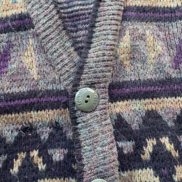 Vintage 90's Zeppelin Soft Cardigan Cobain Style - Picture 3 of 5